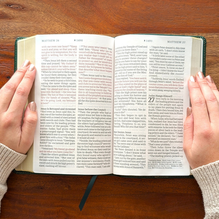 Biblia con letra súper gigante ESV personalizada – Borgoña | Girasol